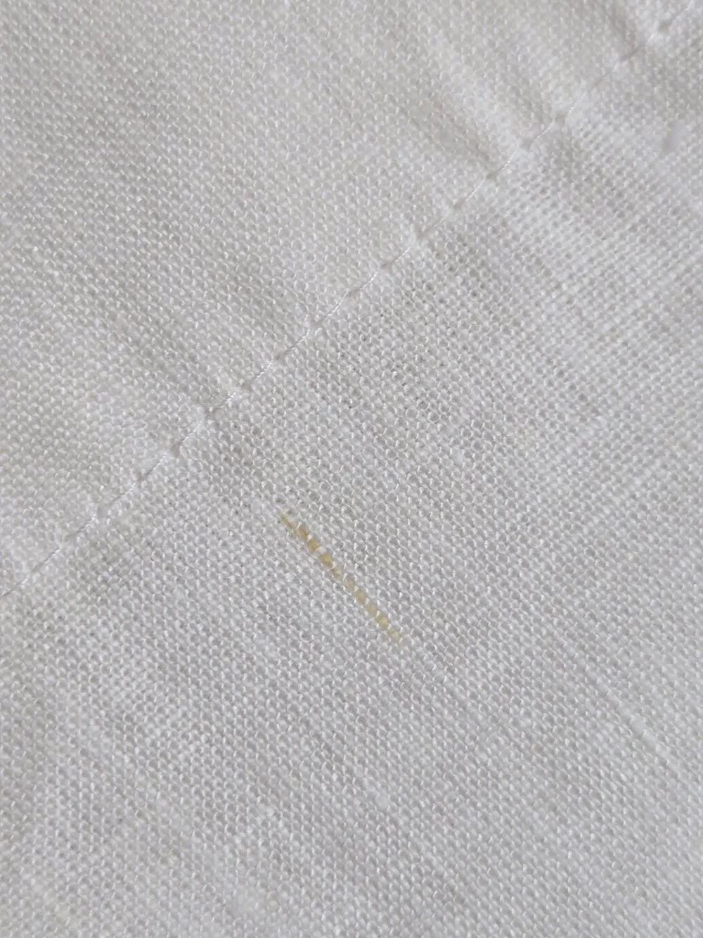 QUINCE Set Of 2 48x108 European Linen Curtains White 9529